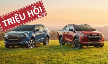 Triệu hồi 706 chiếc Isuzu D-Max và Isuzu Mu-X tại Việt Nam vì lỗi hộp điều khiển điện